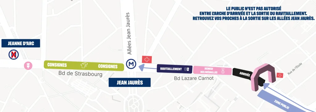 Harmonie Mutuelle Toulouse Metropole Run Experience Interface Plan Arrivee