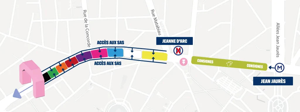 Harmonie Mutuelle Toulouse Metropole Run Experience Interface Plan Depart